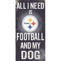 Fan Creations Fan Creations N0640 Pittsburgh Steelers Football And My Dog Sign N0640-PIT